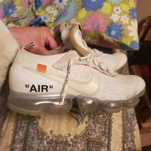 Nike off-white vapour max “the tens” white